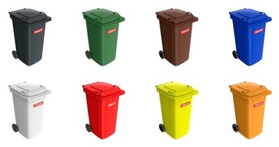 Müllgroßbehälter SULO 240L Mülltonne NEU in gelb ORIGINAL Abfalltonne