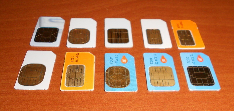 Lot of 10 Various Carrier SIM Cards AT&T T-mobile Untested Super Fast Shipping