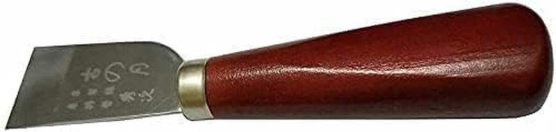BANYOUR Leather Knife Cutting Knife Edging Knife with Wooden Handle Leather Work