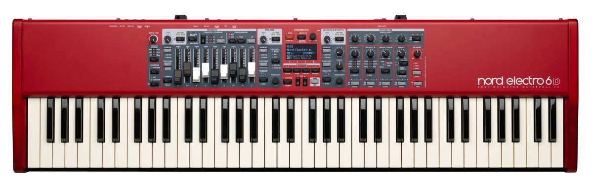 Nord Electro 6D 73 Stage Piano Semi-Weighted Waterfall  FREE SUSTAIN PEDAL