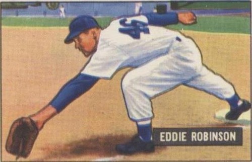 1986 C.C.C. 1951 Bowman Reprints - Eddie Robinson #88