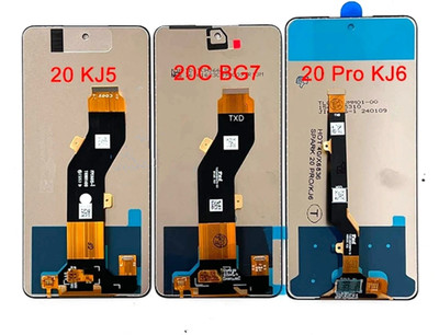 Touch Screen + LCD Display Assembly Frame For Tecno Spark 20 KJ5/20C BG7/20 Pro