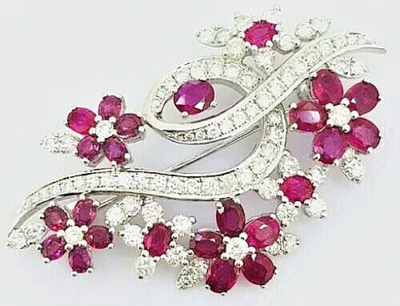 Ruby shop brooch pin