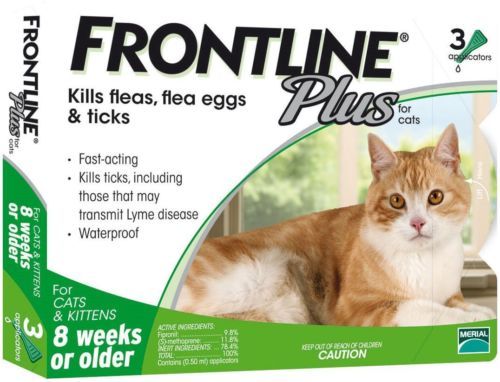 Usa Seller~ Frontline Plus For Cats 3 Month Supply Fast Free Same Day Shipping