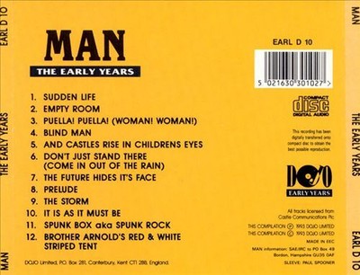 MAN EARLY YEARS NEW CD