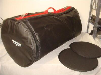 BEATO PRO 1 3 TOM DRUM COMBO PROTECTIVE PADDED BAG CARRYING CASE 