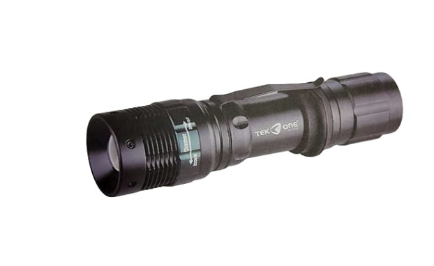Torcia Led TeKone TO-BL145 Con Zoom Ricaricabile Luce Alluminio Impermeabile hsb