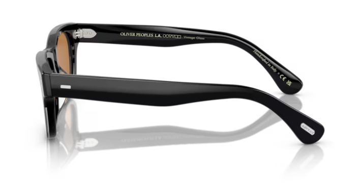 Pre-owned Oliver Peoples Rosson Sun Ov5540su 172253 Black/cognac Gradient Men's Sunglasses In Brown