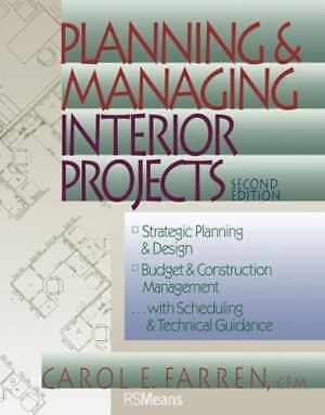 Planning and Managing Interior Projects, - Paperback, by Farren Carol E. - Good
