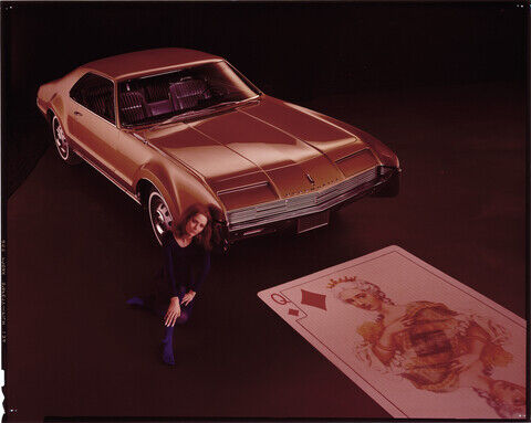 1966 Oldsmobile Toronado automobile car advertising OLD PHOTO 2