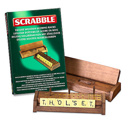 Wooden Scrabble Board & Traditional Games