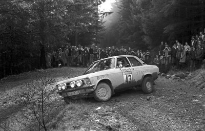 Bengt Nilsson & Lars-Erik Carlstrom, Opel Ascona WRC RAC Rally 1975 Old Photo 14