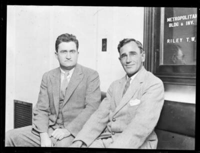P.N. Roach and William McMahon, NSW, 26 February 1931 Australia Old Photo