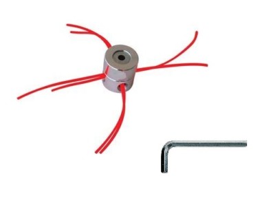 TESTINA UNIVERSALE IN ALLUMINIO PER DECESPUGLIATORE VORTEX 4 FILI PROGARDEN