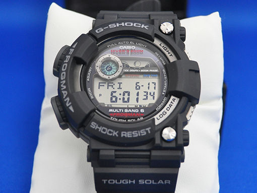 Pre-owned Casio Gwf-1000-1jf G-shock Master Frogman Multiband 6 Solar Japan Model