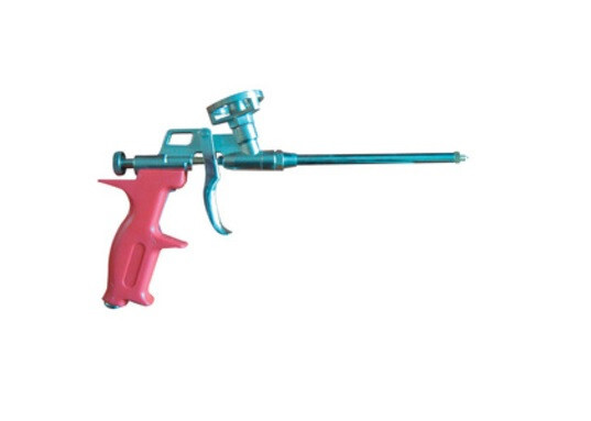 PISTOLA APPLICATORE PER SCHIUMA POLIURETANICA IN CARTUCCIA IN OTTONE NICHELATO