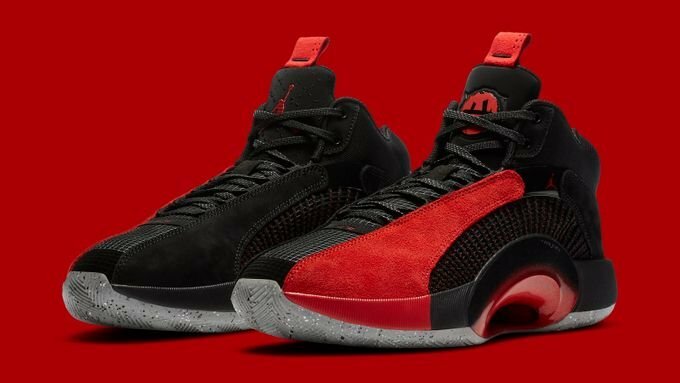 

Кроссовки NIKE AIR JORDAN 35 Warrior PF DA2625-600 мужские US6-12, Черный, Air Jordan 35