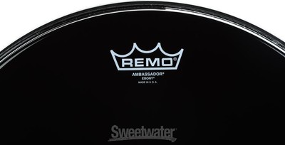 Remo Ambassador 4-pc Tom Pack - 10"/12"/14"/16" - Ebony