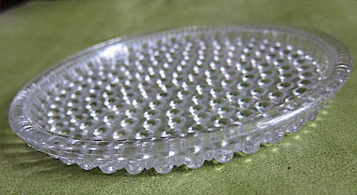 Antique hobnail Dish 5-1/2