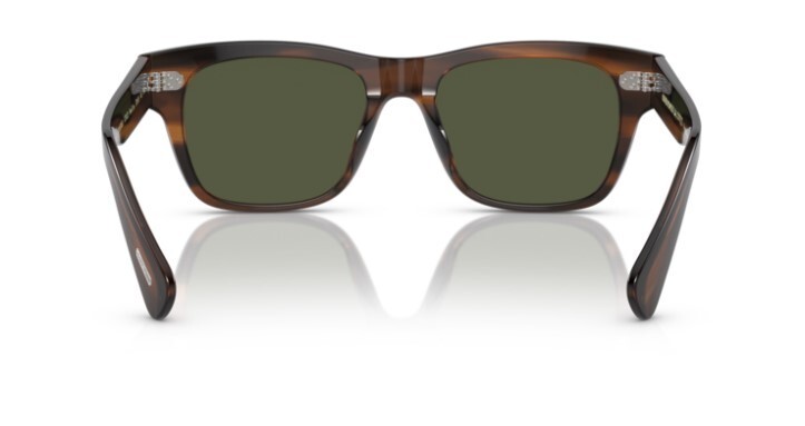 Pre-owned Oliver Peoples Oliver People 0ov5524su 172452 Tuscany Tortoise Soft Square Men's Sunglasses In Gray