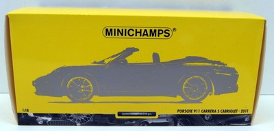 1/18 Scale Diecast 100 061031 Porsche 911 Carrera S Cabriolet 2011