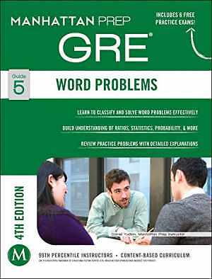 GRE Word Problems (Manhattan Prep - Paperback, by Manhattan Prep - Acceptable
