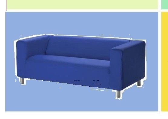 Ikea Klippan 2 Seat Loveseat Sofa Almas White Alme Not Granan