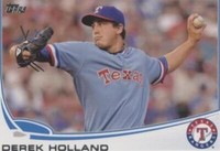 2013 Topps Mini - Derek Holland #591