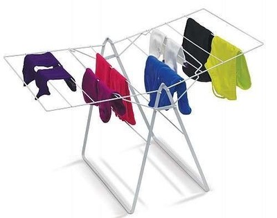 Foldable Drying Rack Laundry Folding Hanger Storage Clothes Ideaworks MINI...