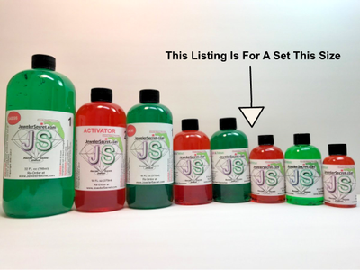 AMAZING GOLD & PLATINUM JEWELRY CLEANER/Cleans Instantly-Most Popular Size 8-4