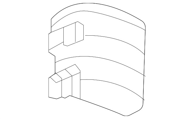 Genuine Radiator Support Air Deflector Bracket HC3Z-8B434-A