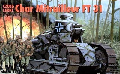 72202 RPM 1/72 Char MITRAILLEUR FT 31
