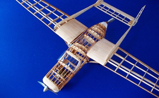 Cessna Skymaster 337F 22" Wingspan RC Model Airplane Printed Plans