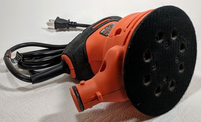 Random Orbital Sander 5 Inch Hook Loop System Compact Size BLACK+DECKER BDERO100