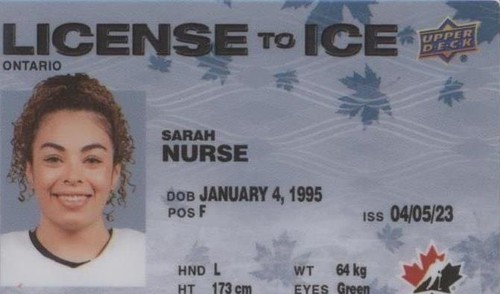 2023 Upper Deck Team Canada Juniors - Sarah Nurse #LI-29