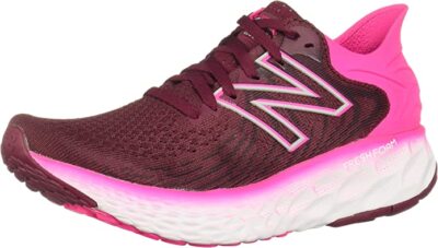 

Женские кроссовки New Balance 1080 V11, гранатовый/розовый блеск, Garnet/pink glo