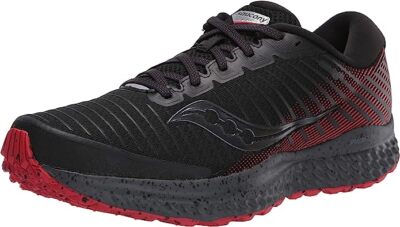 

Кроссовки Saucony Mens Guide 13 TR, черные/красные, 11,5 D Medium US, Black/red