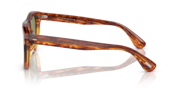 Pre-owned Oliver Peoples 0ov5509su Rorke 175452 Amber Gradient/green 49mm Men's Sunglasses
