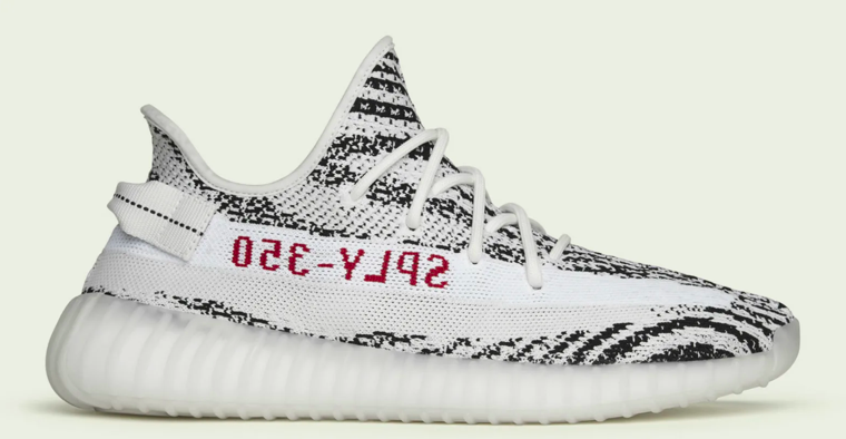 Pre-owned Adidas Originals Bnib Adidas Yeezy Boost 350 V2 Zebra Us 6 Ds Cp9654 Bred 750 500 Rf Slides Rnnr In White