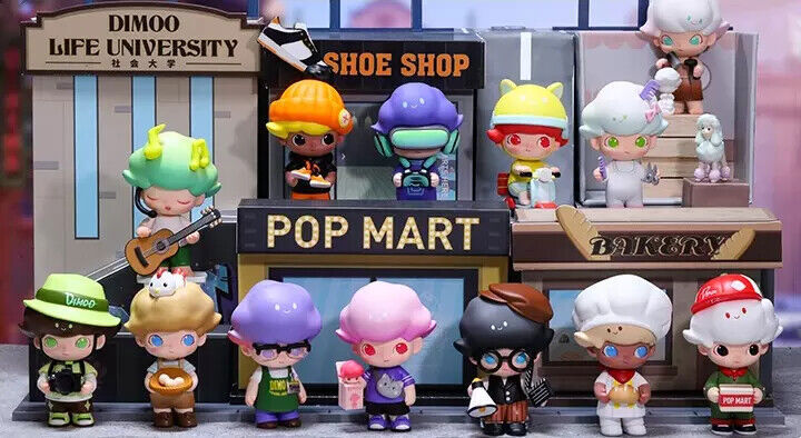 POPMART DIMOO Life University コンプリートセット PopMart Dimoo Life University Series Blind Box Confirmed