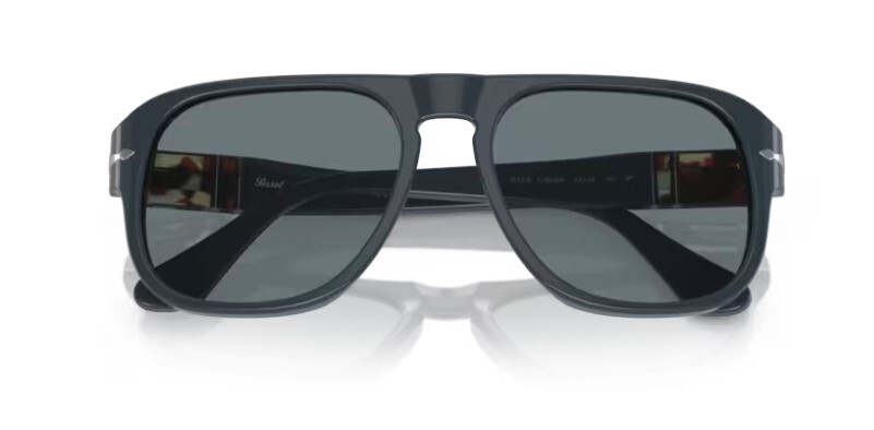 Pre-owned Persol 0po3310s Jean 11893r Dusty Blue/tortoise Polarized Unisex Sunglasses