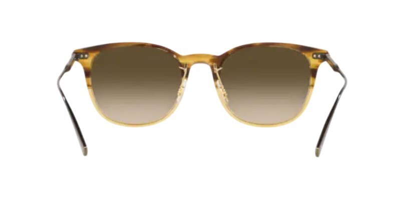 Pre-owned Oliver Peoples 0ov5482s Gerardo 170385 Brown/chrome Olive Men's Sunglasses In Green