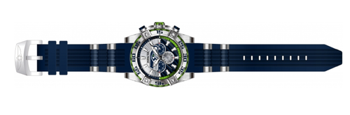 Pre-owned Invicta Nfl Seattle Seahawks Men's 52mm Carbon Fiber Chronograph Watch 41991