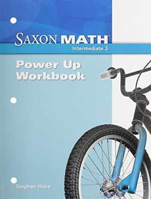 Saxon Math Power-Up Workbook: - Paperback, by Stephen Hake - Acceptable n