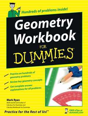 Geometry Workbook For Dummies - Paperback, by Ryan Mark - Good