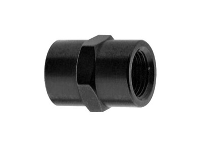 491001-BL Fragola 1/8'' NPT Female To 1/8 Female Coupler Union Pipe Fitting Black