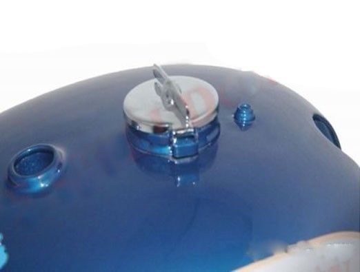 BSA Goldstar Catalina Trials Scrambler Blue Chrome Petrol Fuel Tank With Cap 