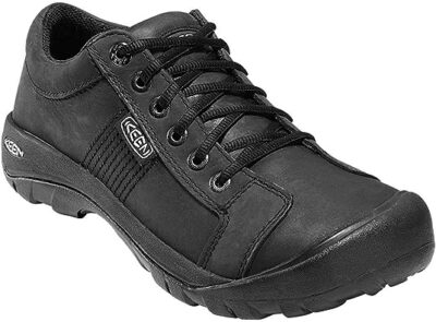 

Мужские походные туфли KEEN Austin, черные, 9 D, средний размер США, Черный