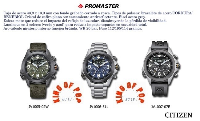 Pre-owned Citizen Jv1006-51l, Eco Drive Land , Promaster, Zafiro,20 Bar