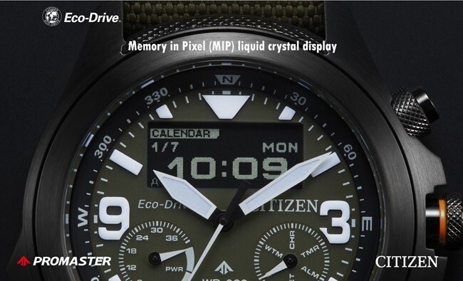 Pre-owned Citizen Jv1006-51l, Eco Drive Land , Promaster, Zafiro,20 Bar
